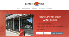 Desktop Screenshot of paradisewinebuffalo.com
