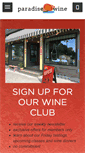 Mobile Screenshot of paradisewinebuffalo.com